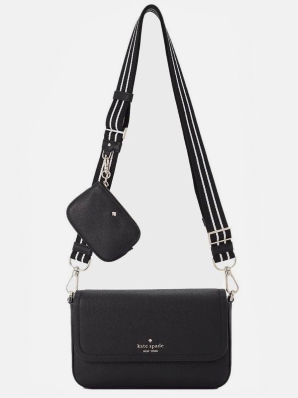 Kate Spade Rosie Pebbled Leather Small Flap Crossbody with Coin Purse
